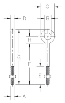 Stainless Steel Regular Eye Bolt US Type G-291