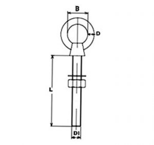 Stainless Steel Shoulder Eye Bolt UNC Thread